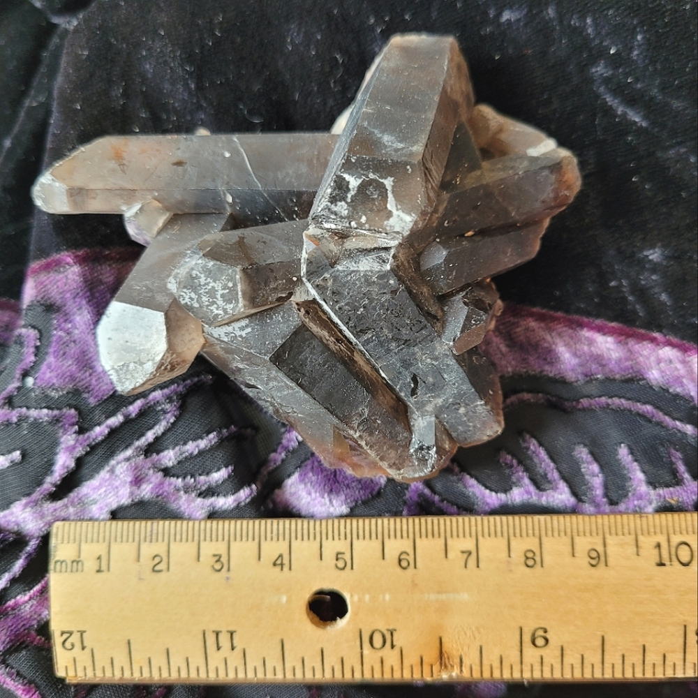 Black Quartz Cluster